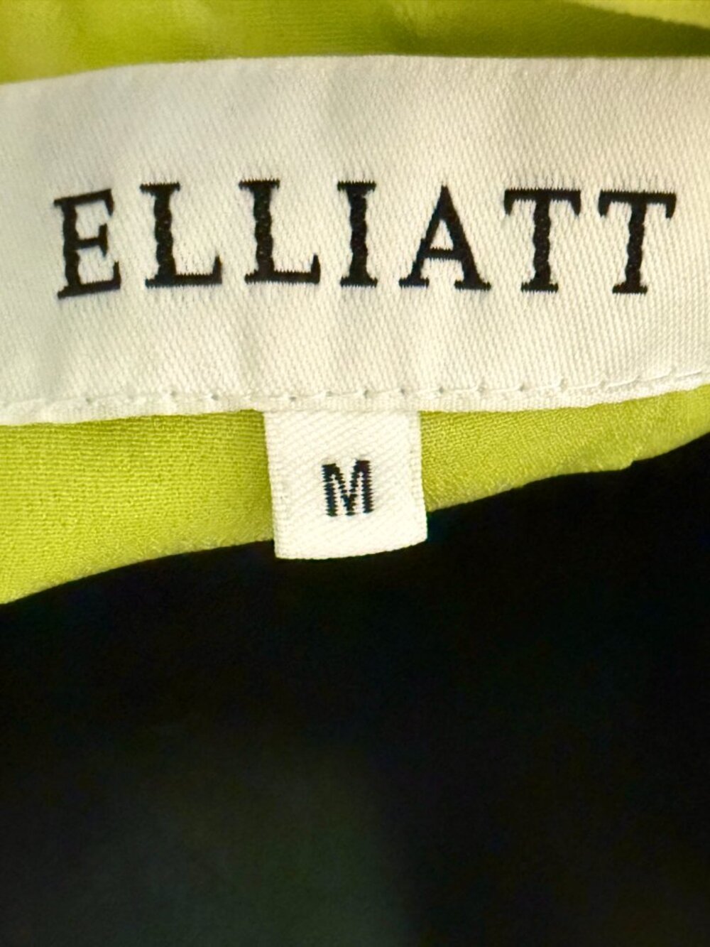 Elliatt x REVOLVE Regan Citrus Lime Green Halter Cut Out Mini Dress size M - Picture 4 of 7